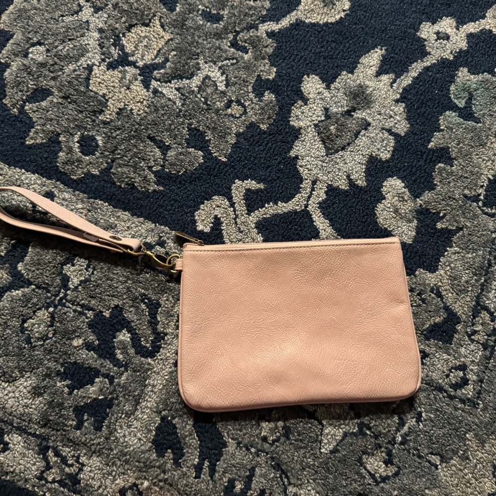 Thirty- One Elegant Pink Wristlet Clutch